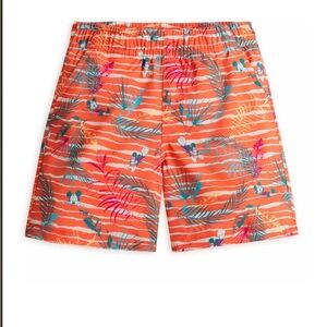 Disney Orange Tropical Kids Swim Trunks